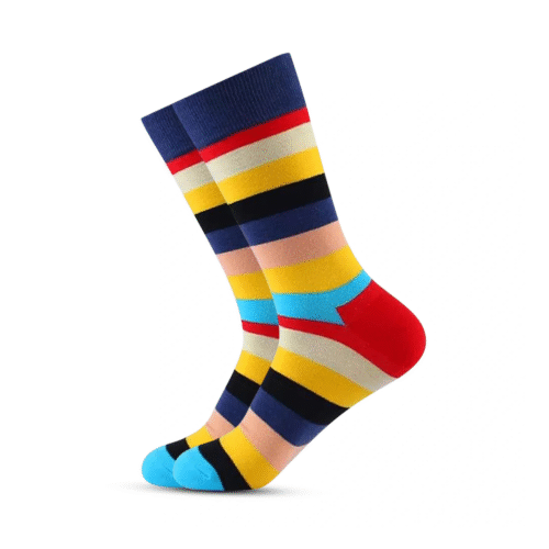 board striped socks