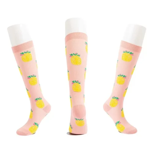 pineapple knee high socks