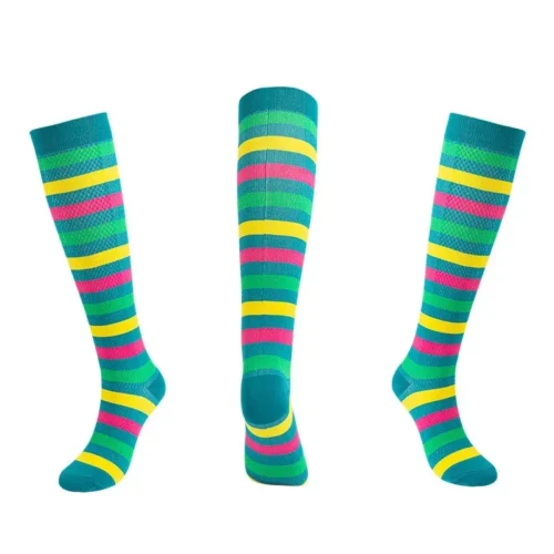 wild stripes knee high socks