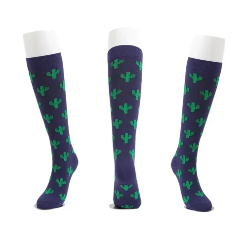 cactus knee high socks