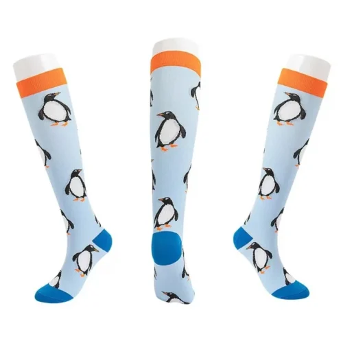 penguin knee-high socks