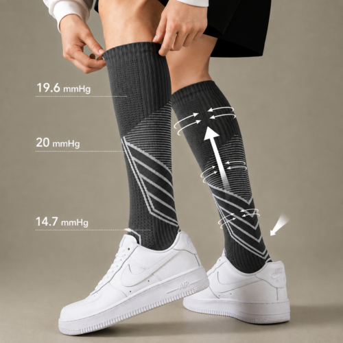 GRADUATED COMPRESSION SOCKS (15–20 mmHg)