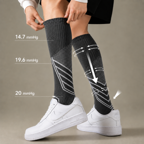 GRADUATED COMPRESSION SOCKS (15–20 mmHg)