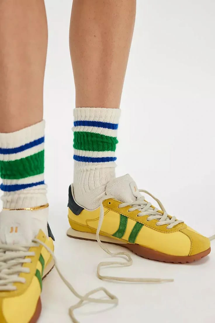 socks + sneakers